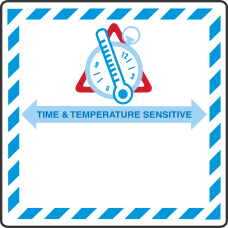 IATA Time and Temperature Label